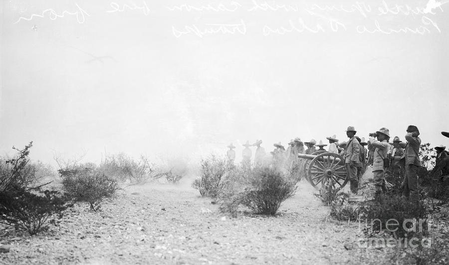 Troops Lined Up With Cannons Photograph by Bettmann