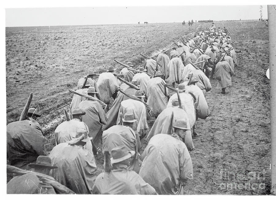 Troops Practicing Their War Maneuvers Photograph by Bettmann