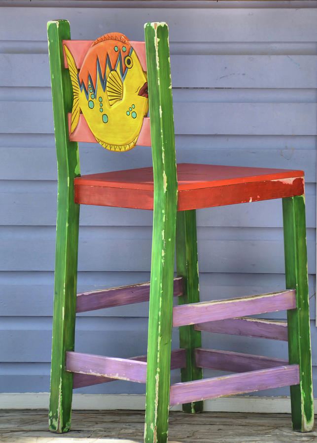 Tropical Barstool Photograph by JAMART Photography