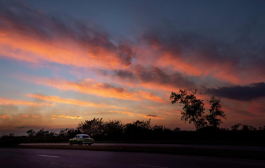 Tropical Cuba Sunset Photograph by Joan Carroll