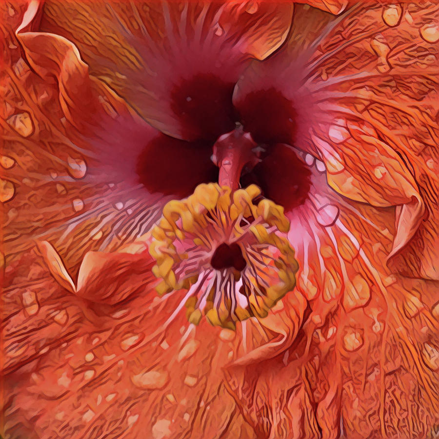 Tropical Hibiscus Digital Art by Cindy Greenstein