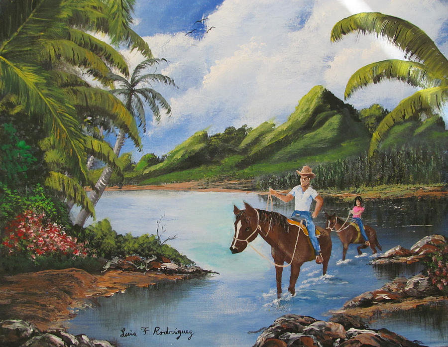 Tropical Inspiration Painting by Luis F Rodriguez