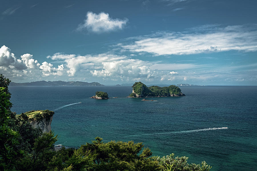 Tropical island in the ocean Photograph by Hanna Tor