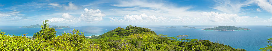 Tropical Island Super Panorama Lush Photograph by Fotovoyager