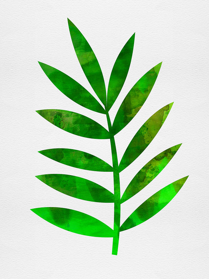 Tropical Leaf Mixed Media - Tropical Leaf 3 by Naxart Studio Tropical Leaf Mixed Media - Tropical Leaf 3 by Naxart Studio