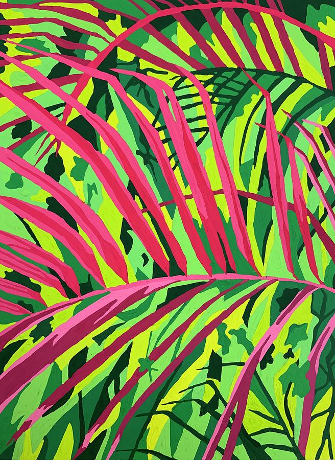 Tropical Oasis Painting by Rylee Stallings | Fine Art America