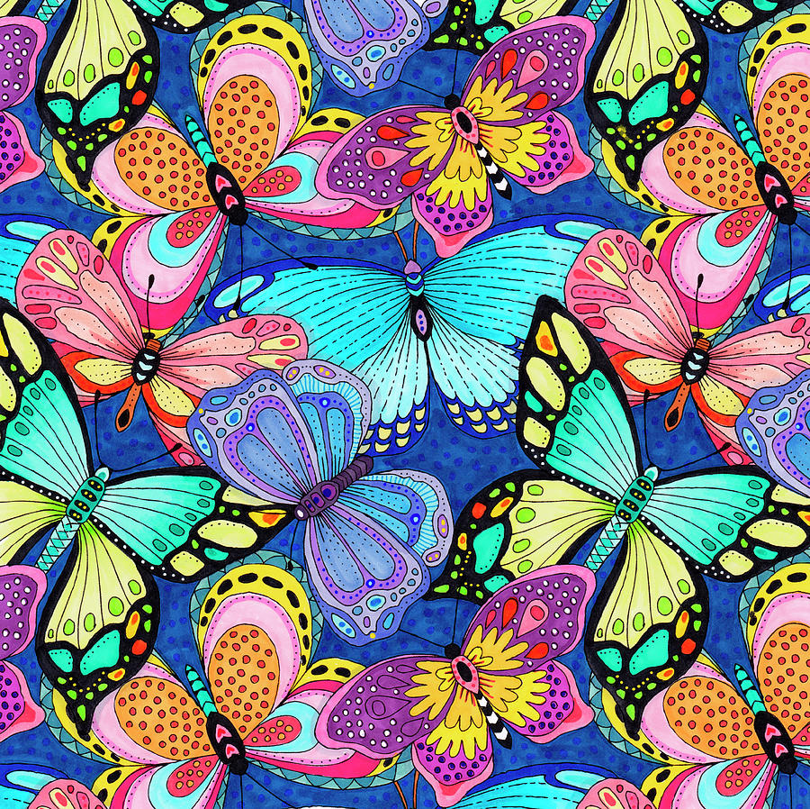 Animal Digital Art - Tropical Paradise 21 - Color by Hello Angel