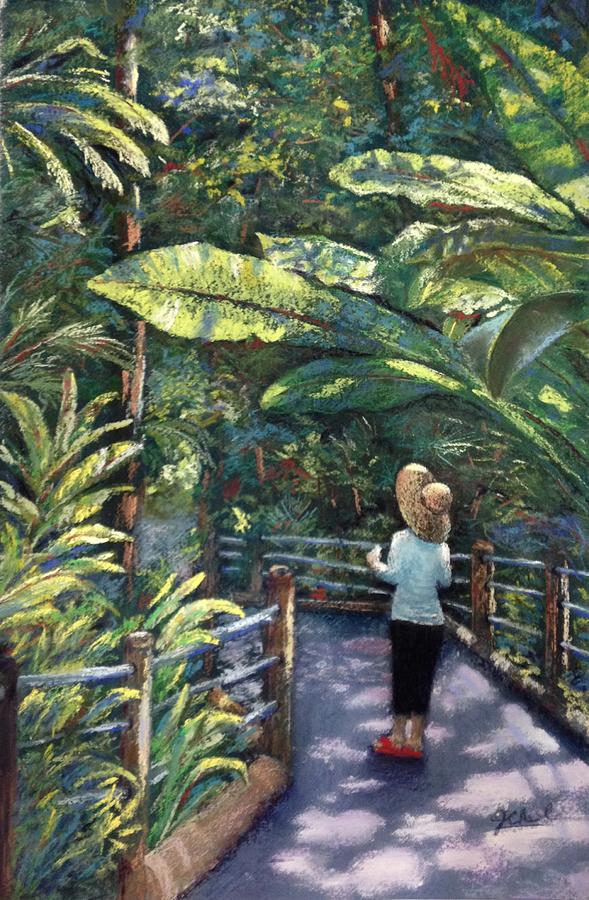 Tropical Paradise Pastel by Jan Chesler