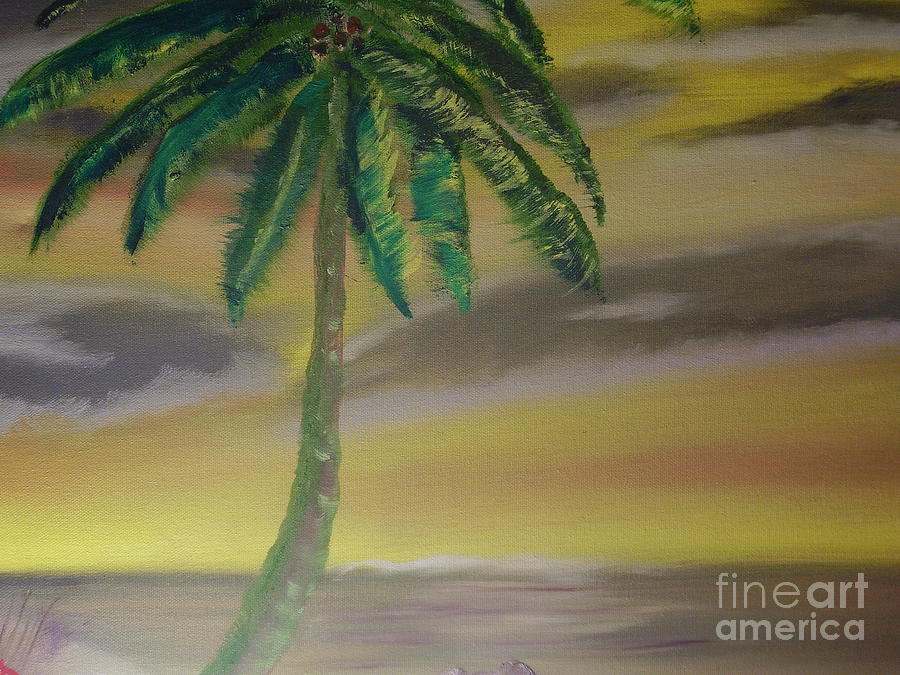 Tropical Paridise - 061 Painting by Raymond G Deegan
