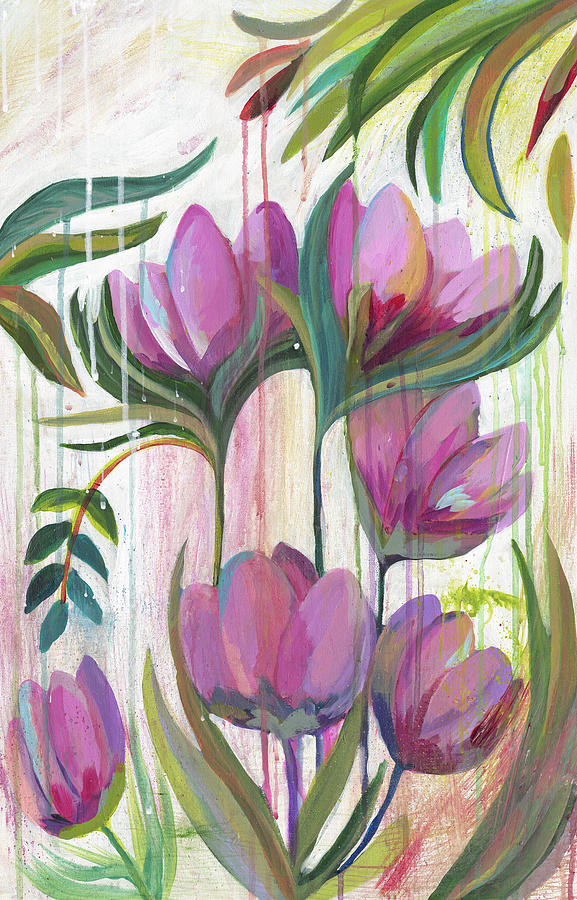 Tropical Scents Painting by Fab Funky