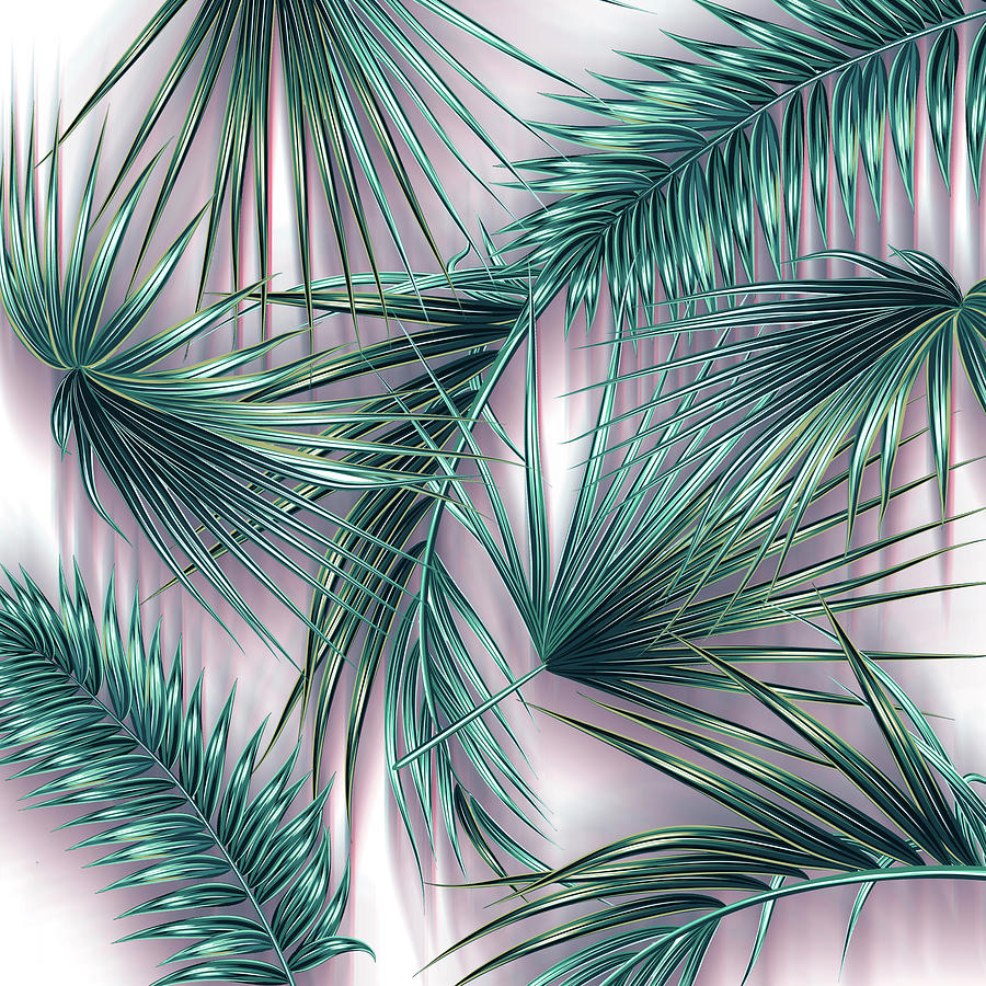 Pattern Mixed Media - Tropical Vector by Mark Ashkenazi