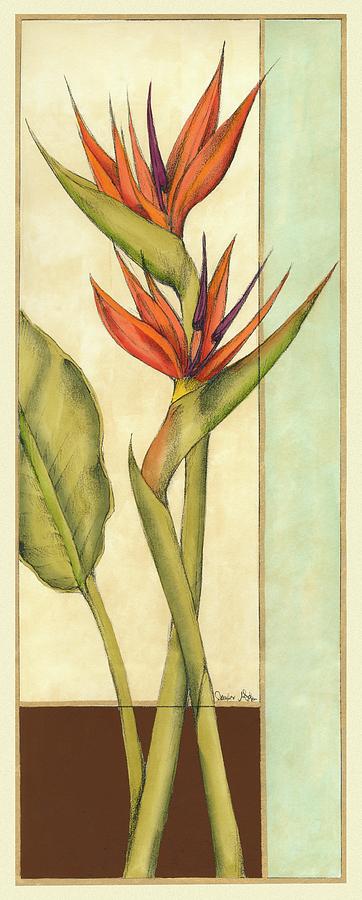 Flower Painting - Tropicana Botanical II by Jennifer Goldberger