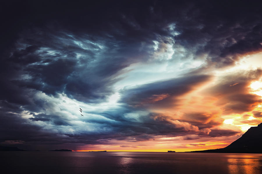 Trouble in the Sky Photograph by Philippe Sainte-Laudy