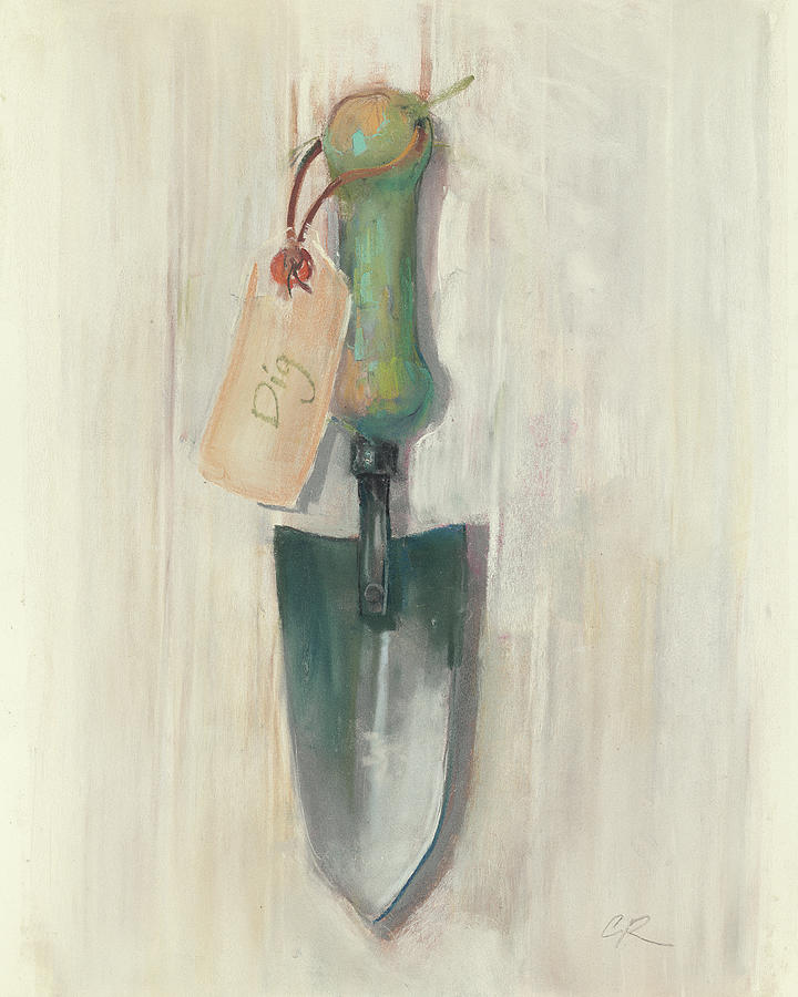 Tool Painting - Trowel by Carol Rowan