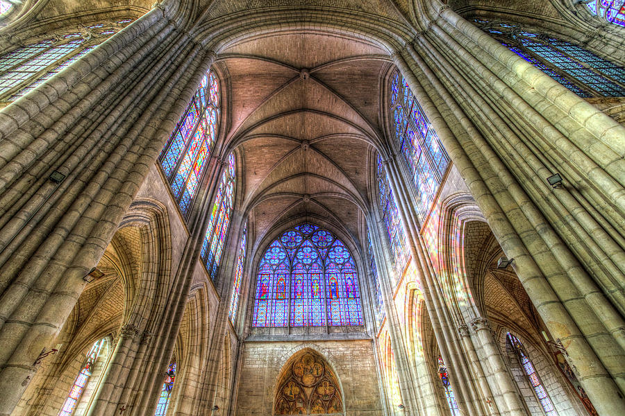 Troyes Cathedral Architecture Photograph by David Pyatt - Fine Art America