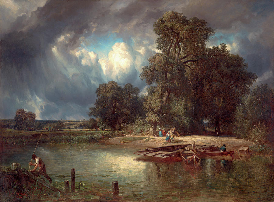 Troyon: The Storm, 1849 by Constant Troyon Troyon: The Storm, 1849 by Constant Troyon