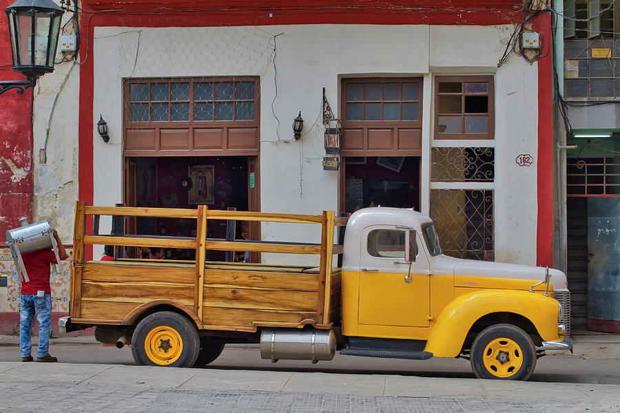 Truck, Cuban And Cooker Photograph