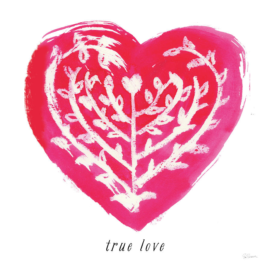Holiday Painting - True Love by Sue Schlabach