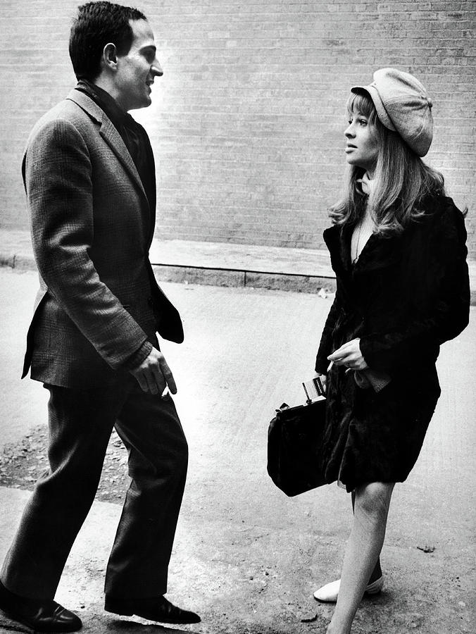 Truffaut and Christie Photograph by Paul Schutzer