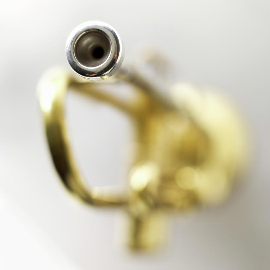 Trumpet, Focus On Mouth Piece Photograph by Stockbyte