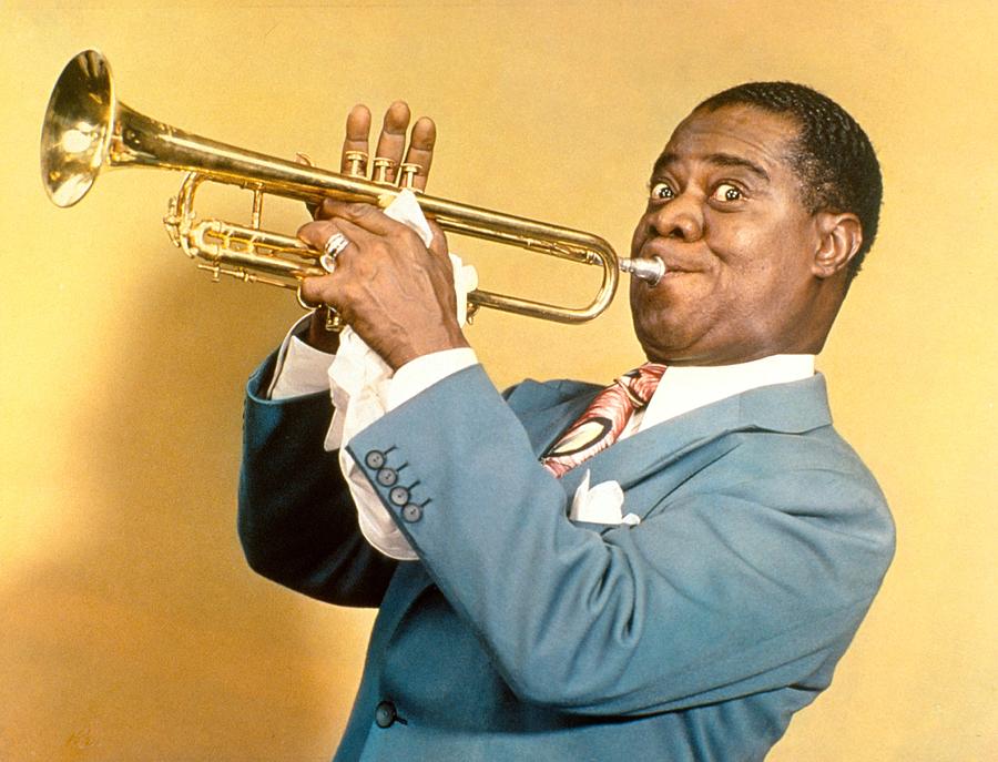 Louis Armstrong Photograph - Trumpeter Louis Armstrong In The Daily by New York Daily News Archive