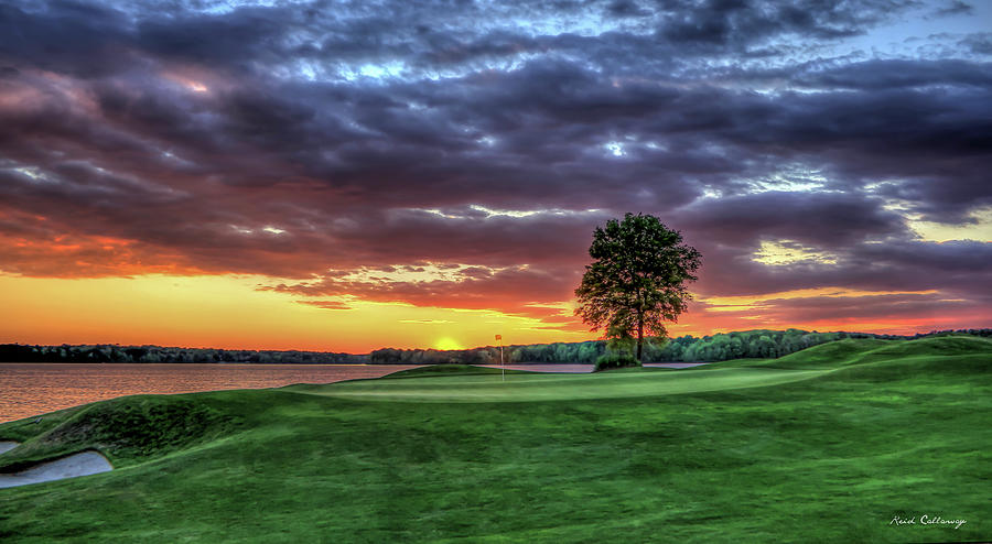 Greensboro GA Try Me The Landing Reynolds Plantation Lake Oconee Landscape Golf Art Photograph by Reid Callaway