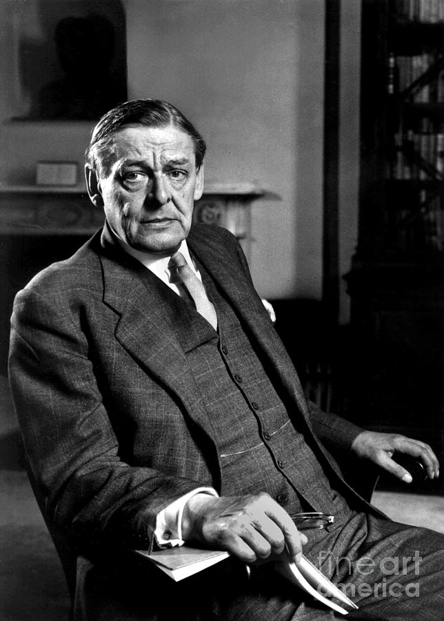 Ts Eliot In The Fifties Photograph by European School