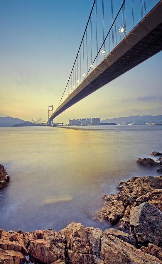 Tsing Ma Bridge Photograph by Andi Andreas