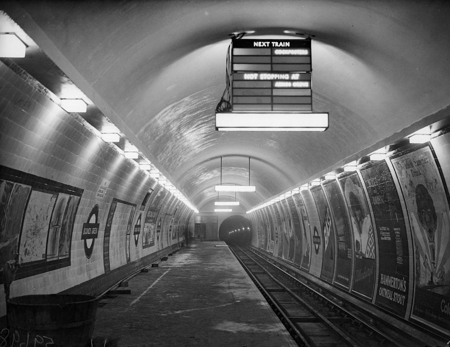 Tube Station Photograph by Fox Photos