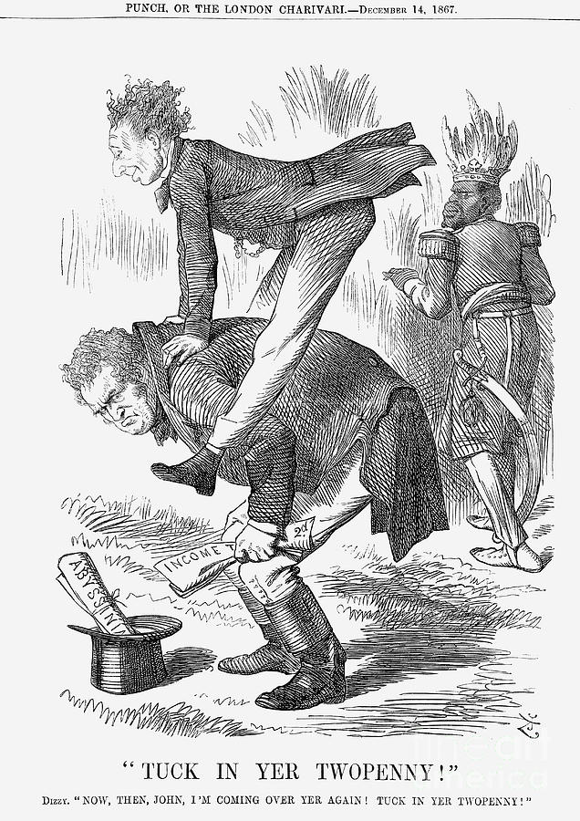 Tuck In Yer Twopenny, 1867. Artist John Drawing by Print Collector