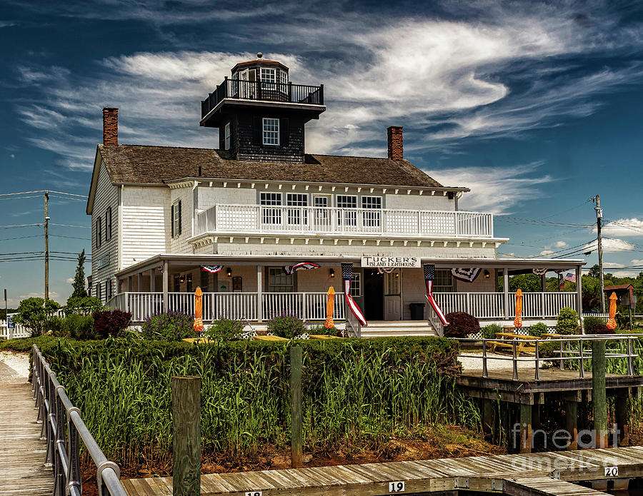 Tuckers Island Replica Lighthouse Photograph by Nick Zelinsky Jr