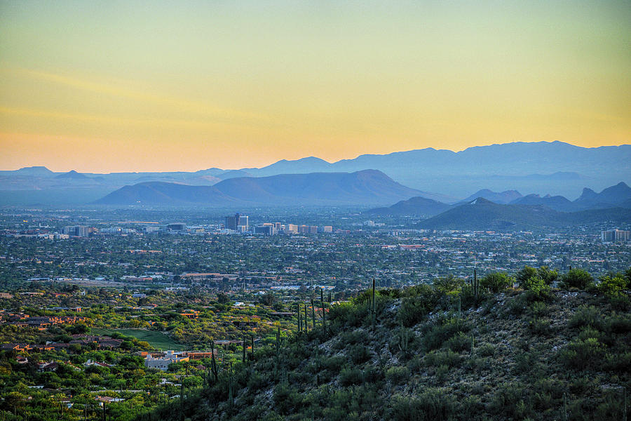 Tucson Skyline and A Mountain Photograph by Chance Kafka