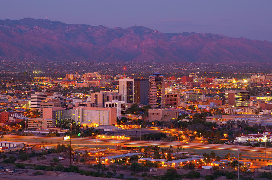 University Of Arizona Photograph - Tucson Skyline And Catalina Mountains by Davel5957