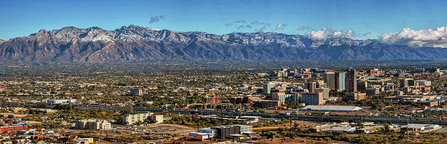 Tucson Winter Panorama Photograph by Chance Kafka