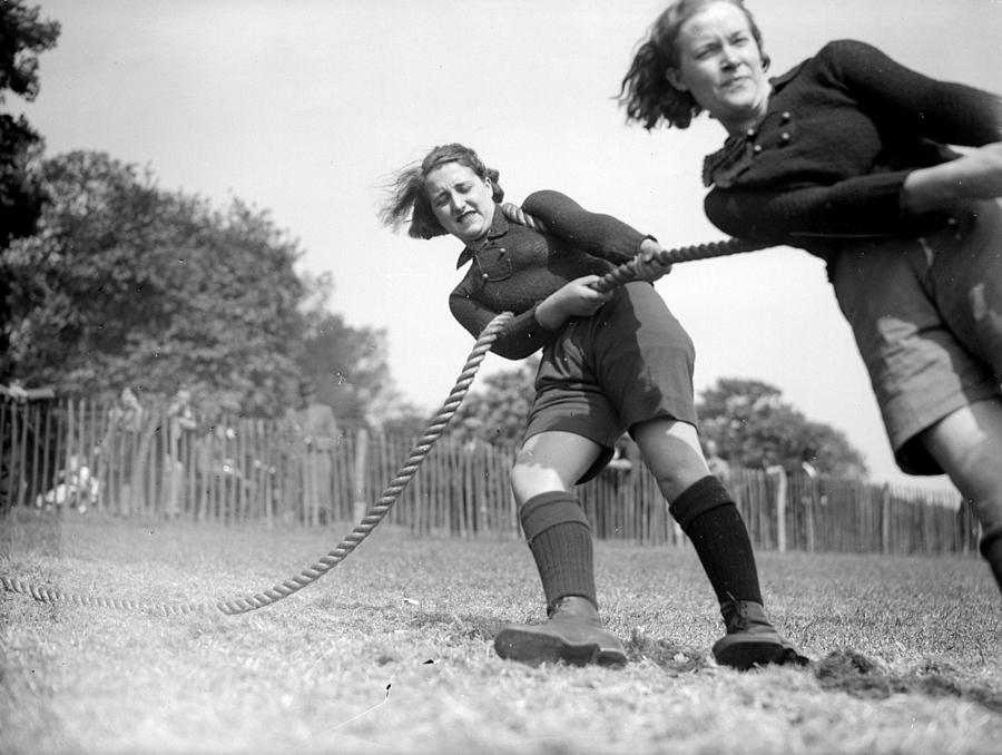 Tug-of-war Photograph by Fred Morley