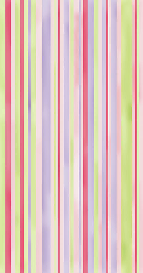 Stripes Painting - Tuileries Pattern 1 by Maria Trad