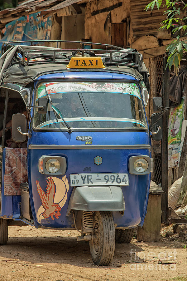 Tuktuk taxi Sri Lanka Photograph by Patricia Hofmeester