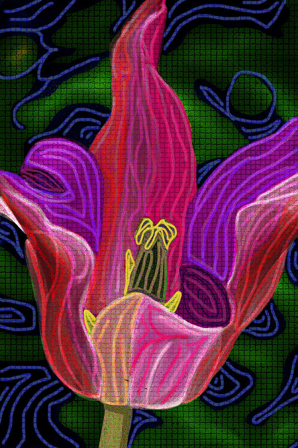 Tulip Dance Digital Art by Rod Whyte