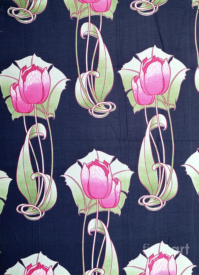 Tulip Design By Steiner And Co Painting by English School