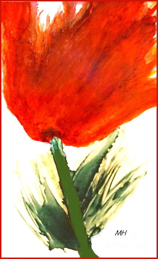Flowers Still Life Painting - Tulip Large by Marsha Heiken