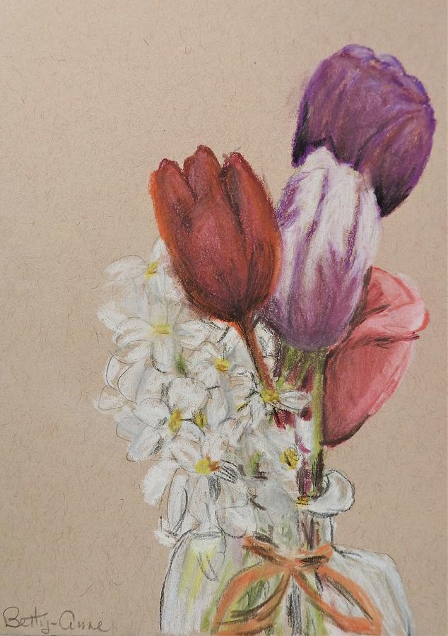 Tulip Pastel - Tulip Study by Betty-Anne McDonald