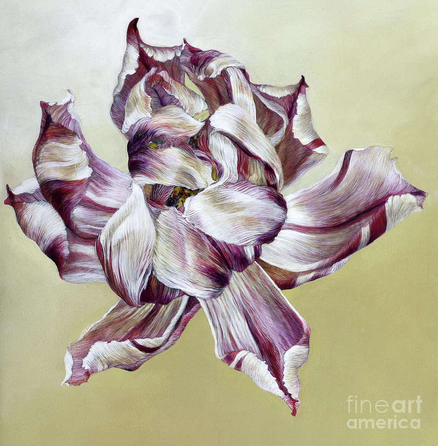 Tulipa Painting by Odile Kidd