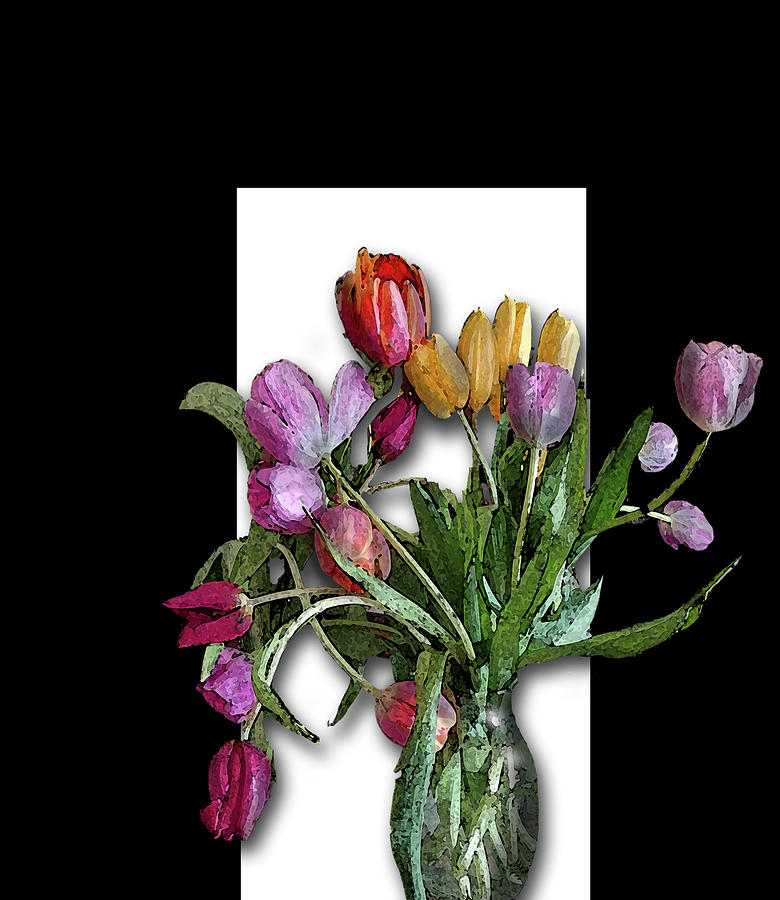 Tulips Digital Art by Julie Rodriguez Jones
