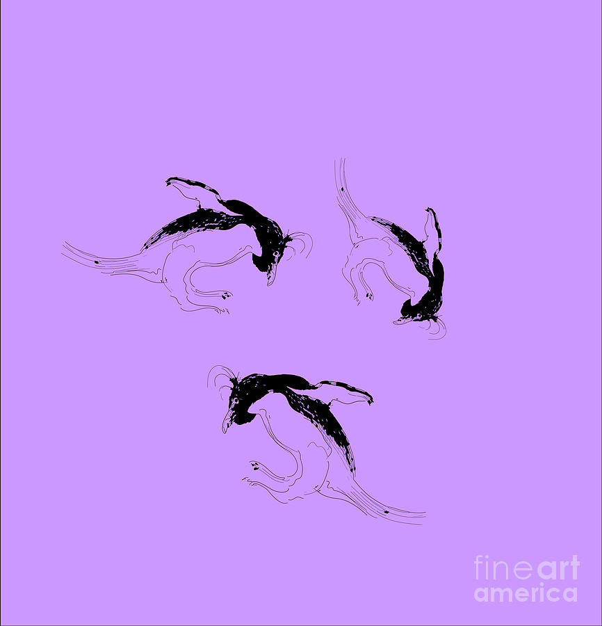 Tumbling Penguins by Wendy Thompson Tumbling Penguins by Wendy Thompson