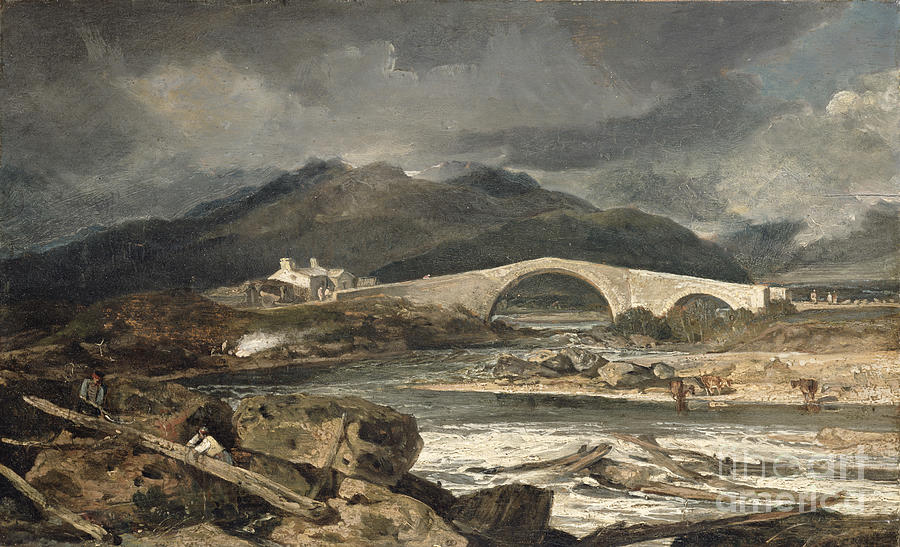 Tummel Bridge, Perthshire, C.1801-03 Painting by Joseph Mallord William Turner