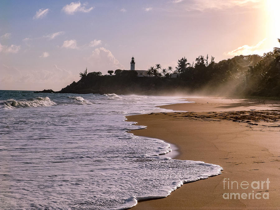 Nature Photograph - Tuna Punta Lighthouse and Beach in Puerto Rico by G Matthew Laughton