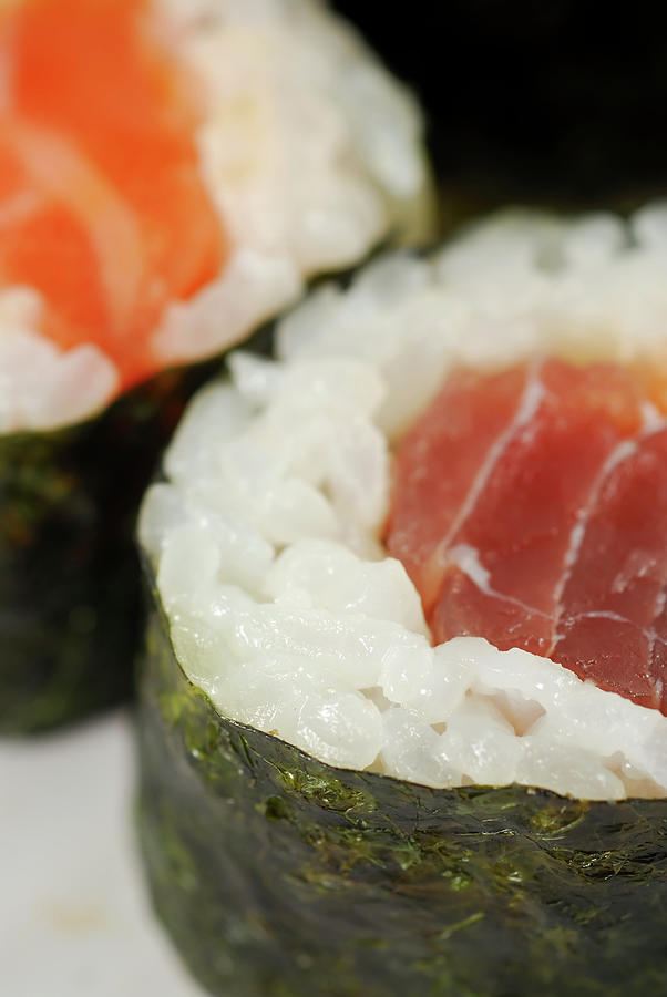 Tuna Sushi Macro Photograph by Thepalmer