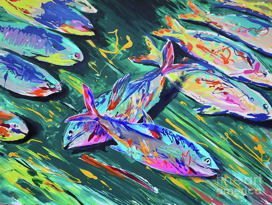 Tuna Tacos Painting by Briana Casale - Fine Art America