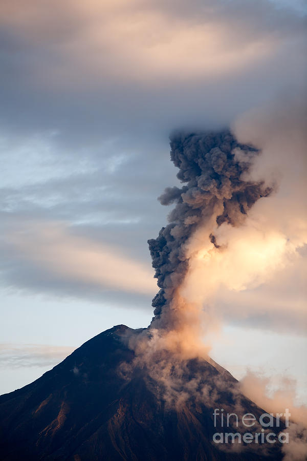 Altitude Photograph - Tungurahua Volcano Eruption 06 12 2010 by Ammit Jack Altitude Photograph - Tungurahua Volcano Eruption 06 12 2010 by Ammit Jack