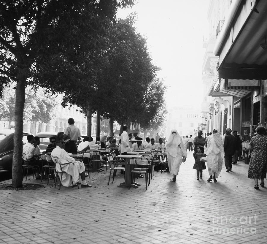 Tunis Street Scene Photograph by Granger